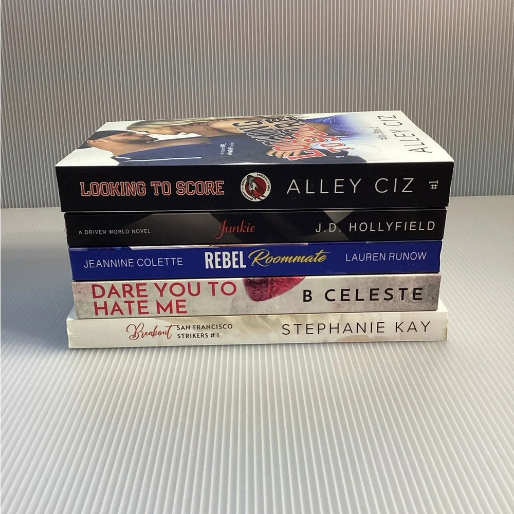 Signed Set of 5 Sports Romance Books